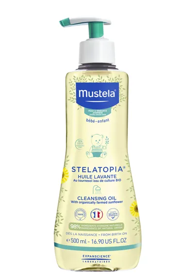 Mustela Stelatopia Reinigingsolie AH 500 ml