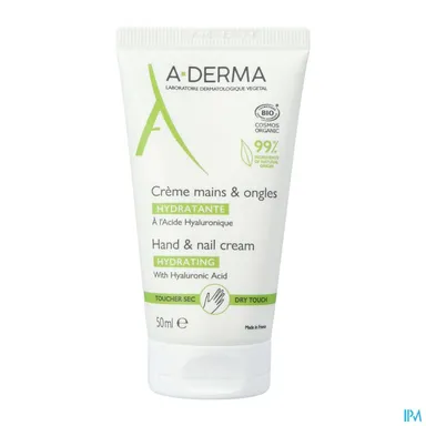 A-Derma Essentiële Verzorgingen Hydraterende Hand- En Nagel Crème 50Ml