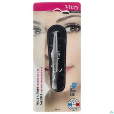 Vitry Classic Pince Epiler Oblique Inox 1016