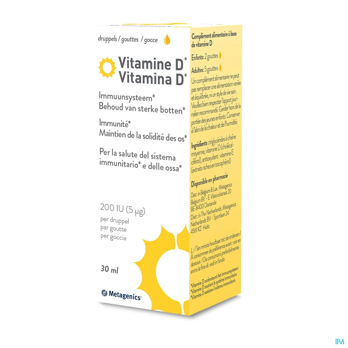 Viamine D 200 IE 30 ml