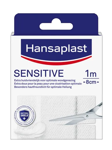 Hansaplast Sensitive 1 m x 8 cm