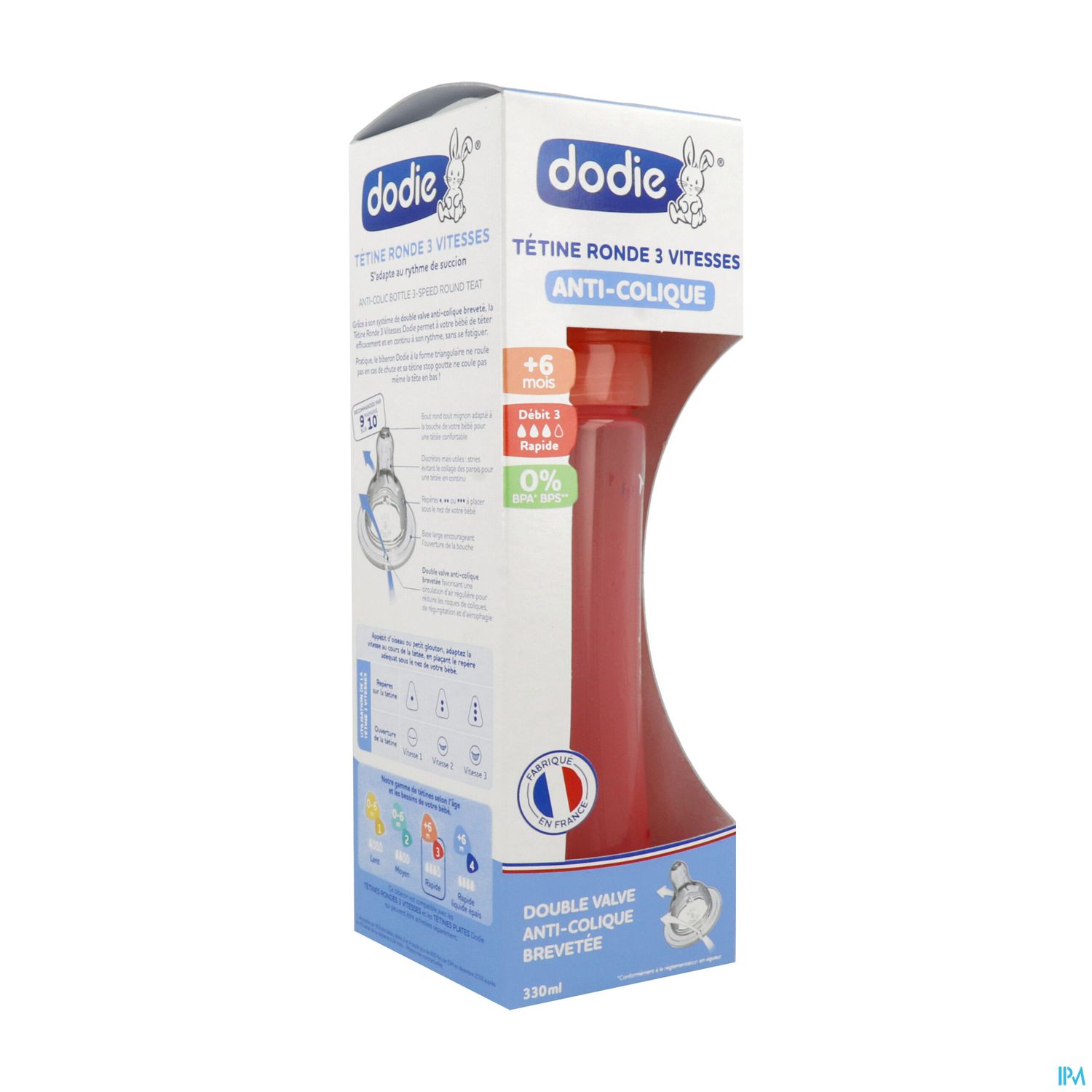 Dodie Zuigfles Initiatie+ Roze Danseres 330 ml - DODIE