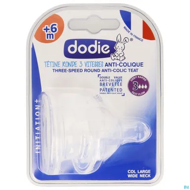 Dodie Tetine Initiation+ 3 Vitesses Debit 3 2 Tétines