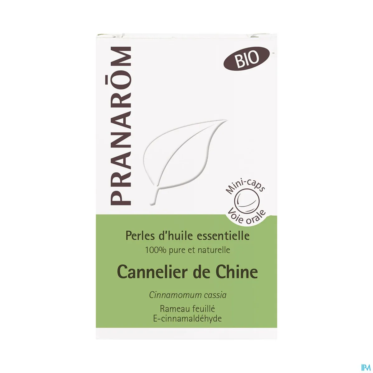 Pranarôm Perles d'Huile Essentielle Cannelier de Chine Bio 60 Perles