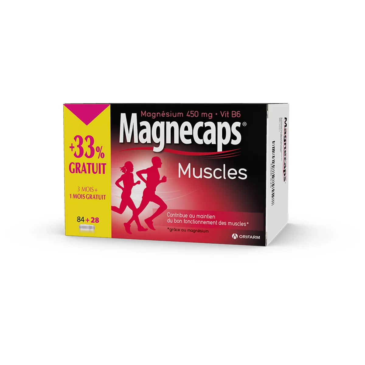 Magnecaps Muscles Pack Promo 112 capsules (84+28 Gratuits)