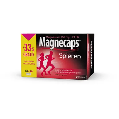 Magnecaps Spieren Promopack 112 capsules (84+28 Gratis)