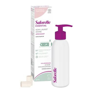 Saforelle Soin Lavant Intime Apaisant Kit Démarrage