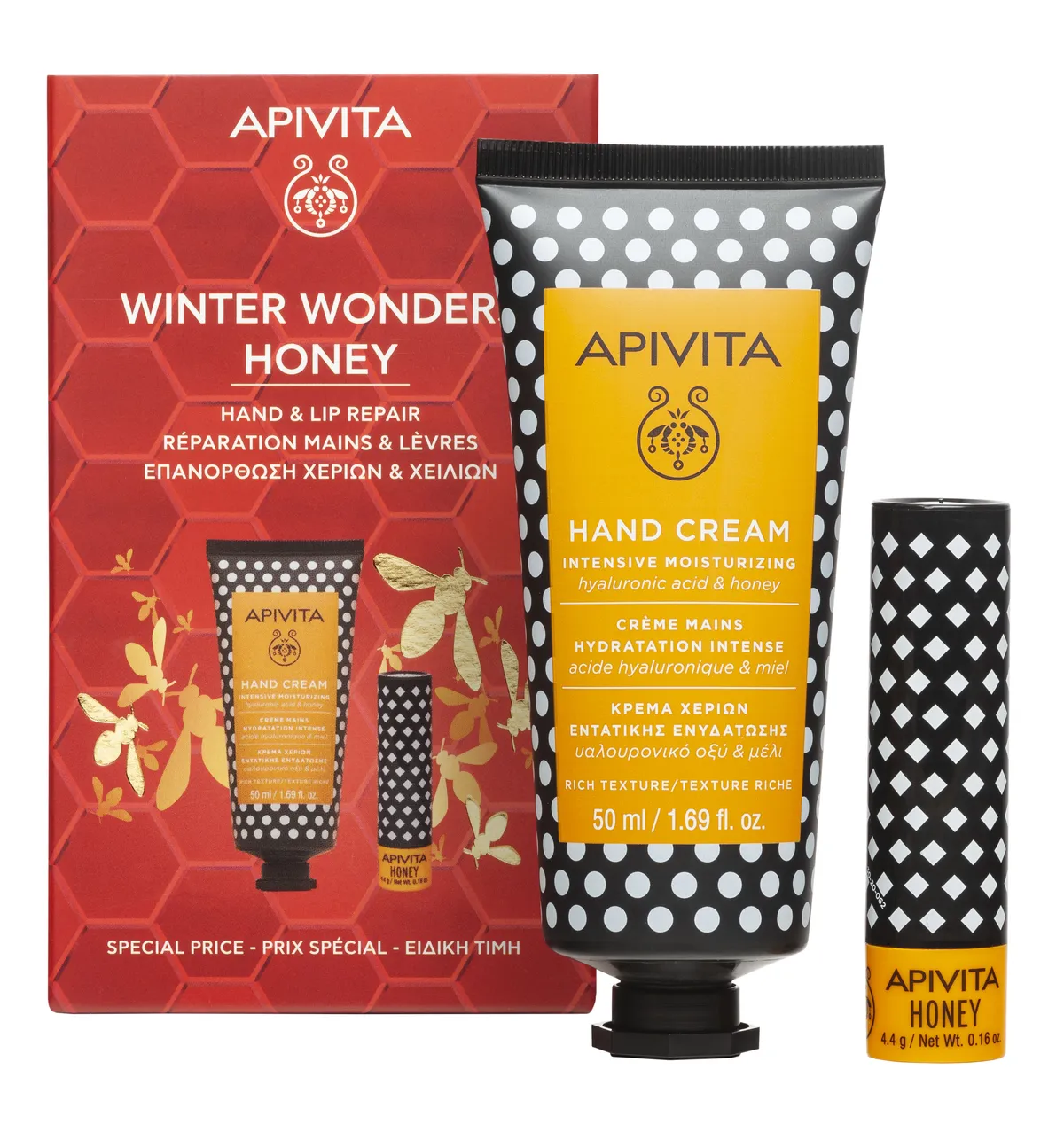 Apivita Geschenkdoos Winter Wonder Honey 2 Producten
