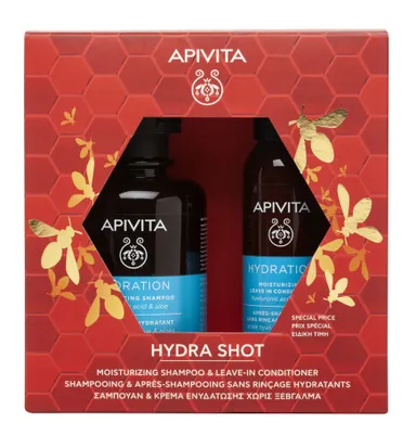 Apivita Coffret Hydra Shopt Shampoing & Après Shampooing 2 Produits