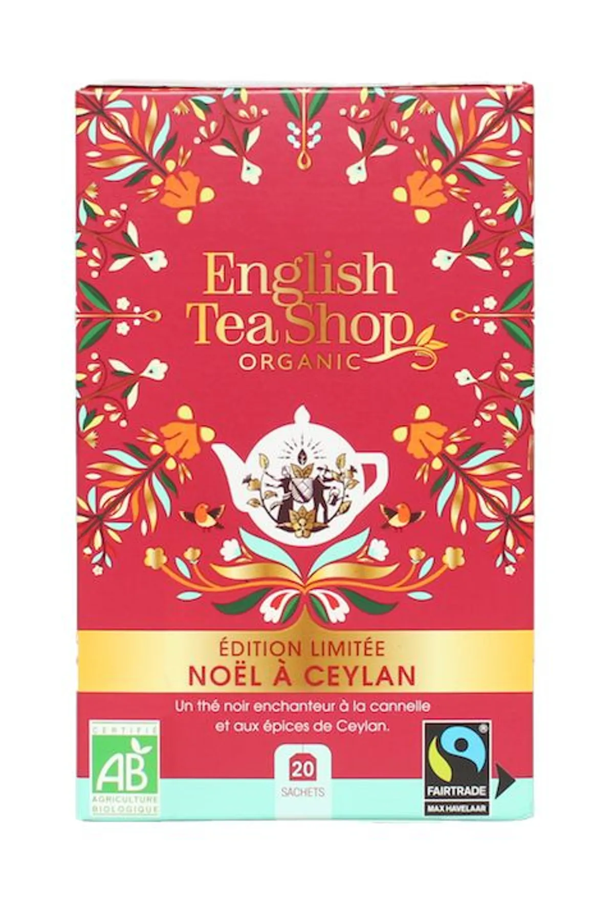 English Tea Shop Thé de Noël à Ceylan 20 Sachets