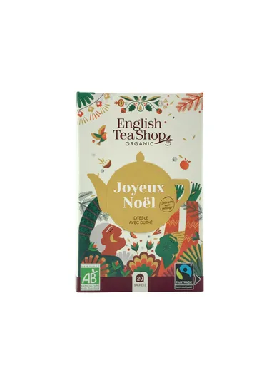 English Tea Shop Coffret Joyeux Noël Personnalisable Thé 20 Sachets