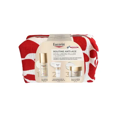 Eucerin Etui Antiverouderende Routine Hyaluron-Filler +Elasticity 3 Producten