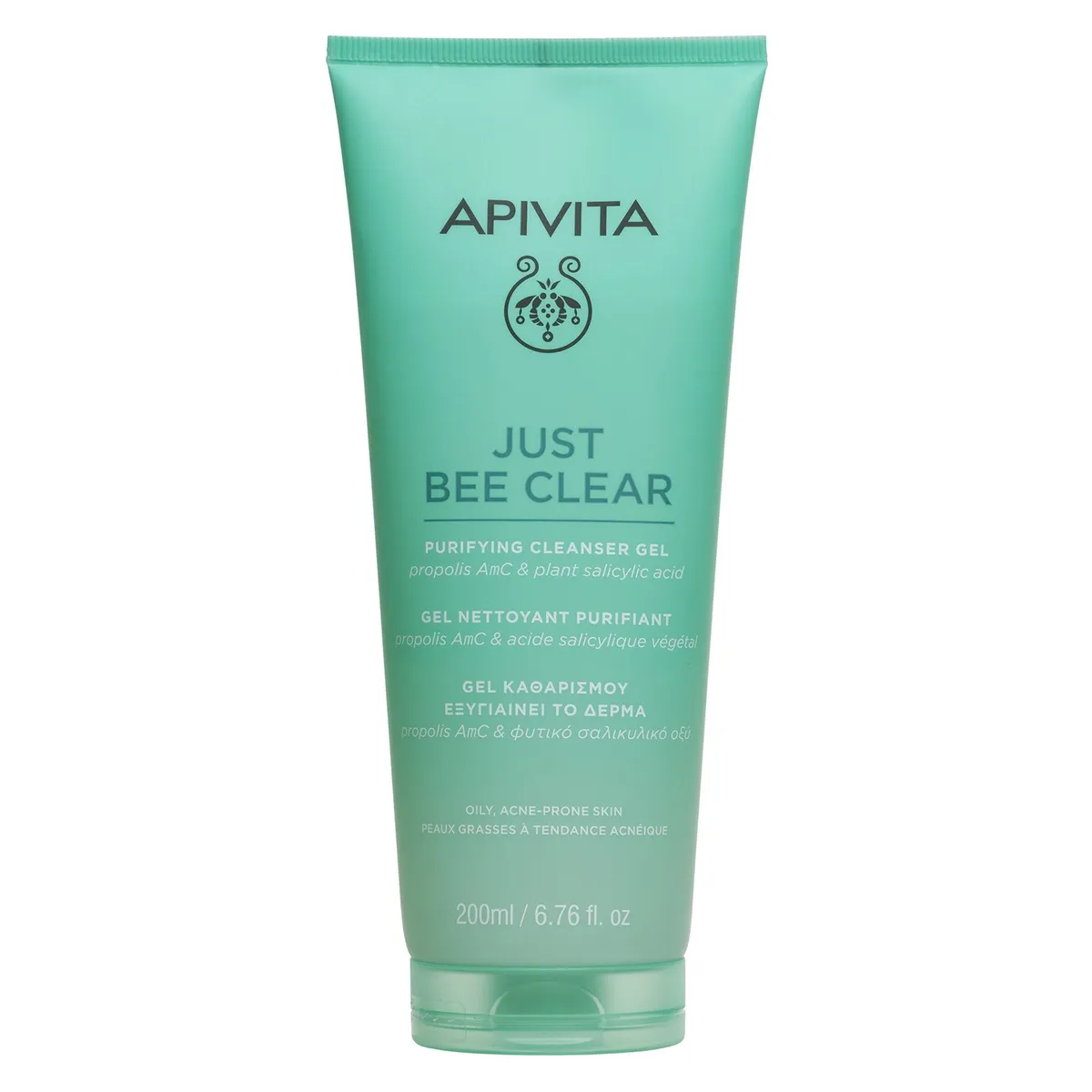 Apivita Just Bee Clear Gel Nettoyant Purifiant 200ml
