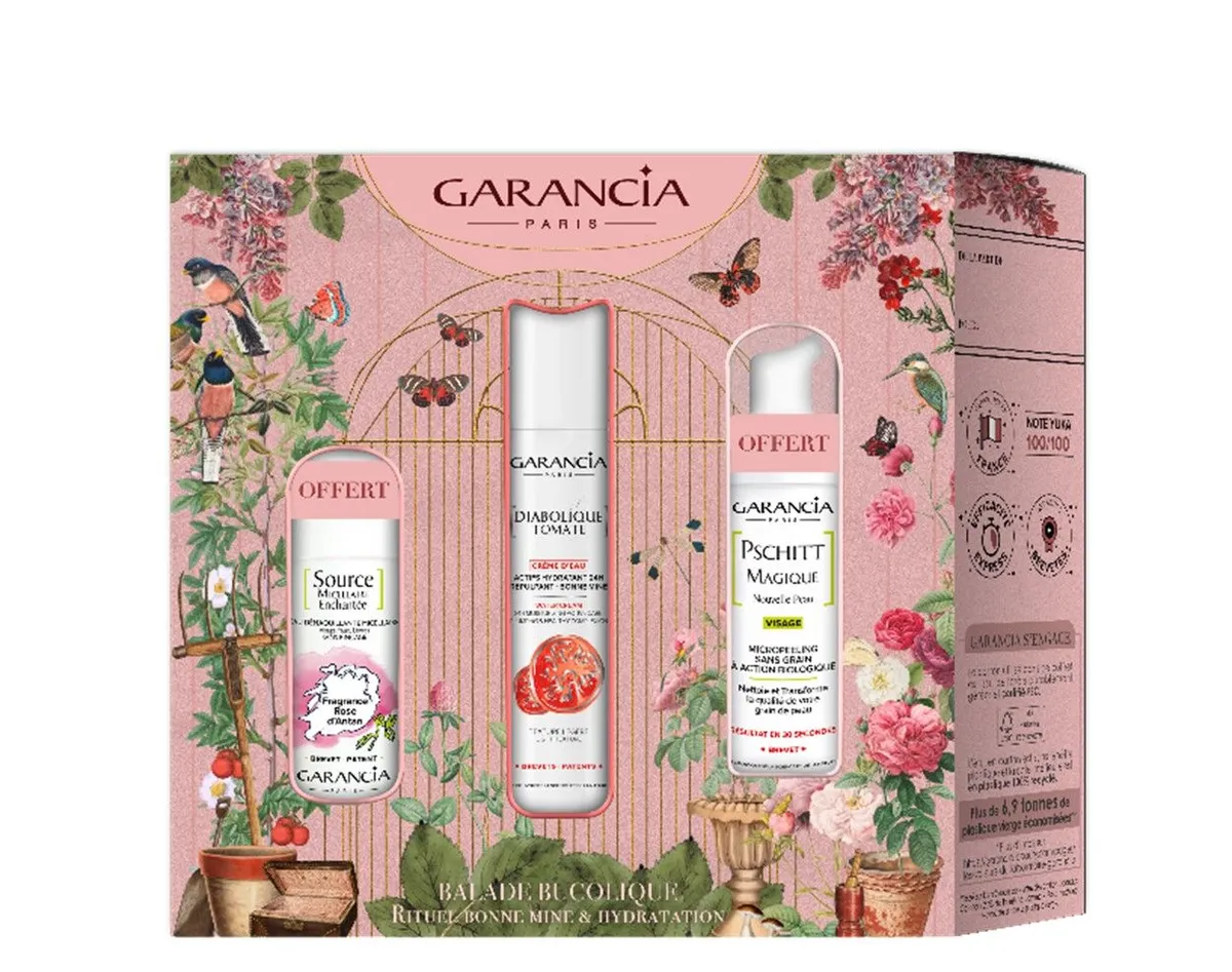 Garancia Coffret Balade Bucolique Hydratation Diabolique Tomate Riche 3 Produits