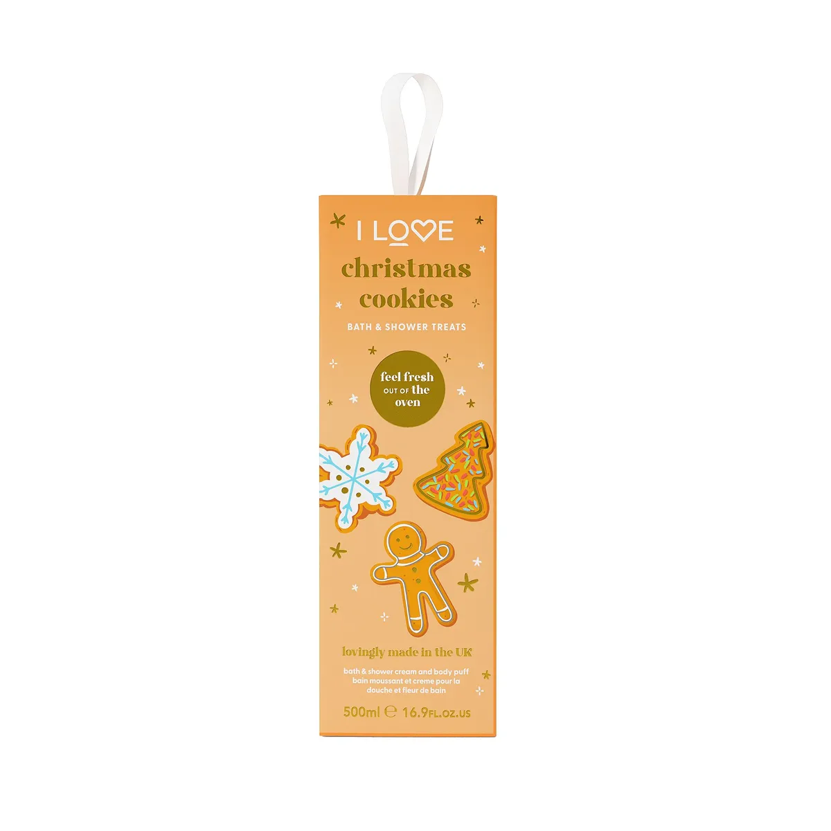 I LOVE Bathtime Treat Christmas Cookies