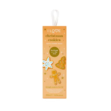 I LOVE Bathtime Treat Christmas Cookies