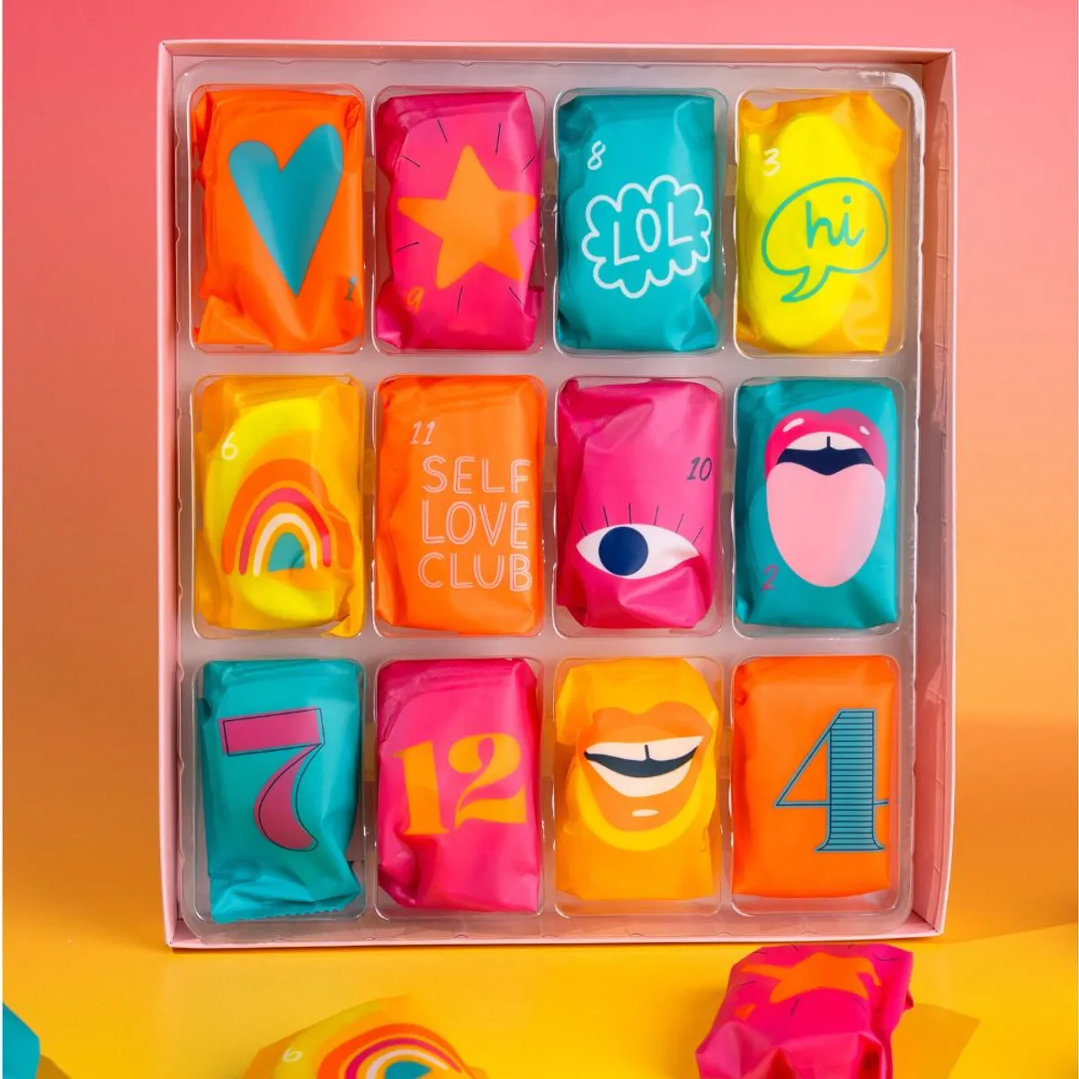 I Love Fizzy Baths & Belly Laughs Collection de Bombes de Bains 12x30g