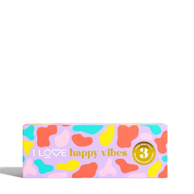 I Love Happy Vibes Bombes de Bain 3 Pièces