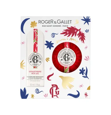 Roger&Gallet Coffret Noël Gingembre Rouge 2 Produits