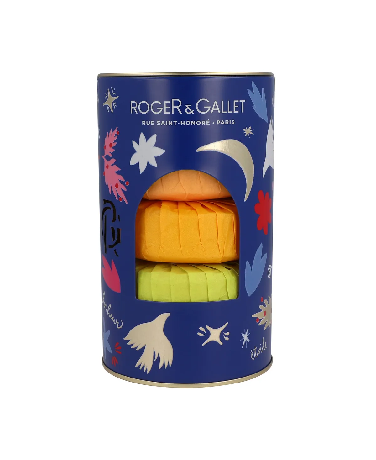 Roger&Gallet Coffret Noël 3 Savons Néroli Bois d'Orange et Osmanthus