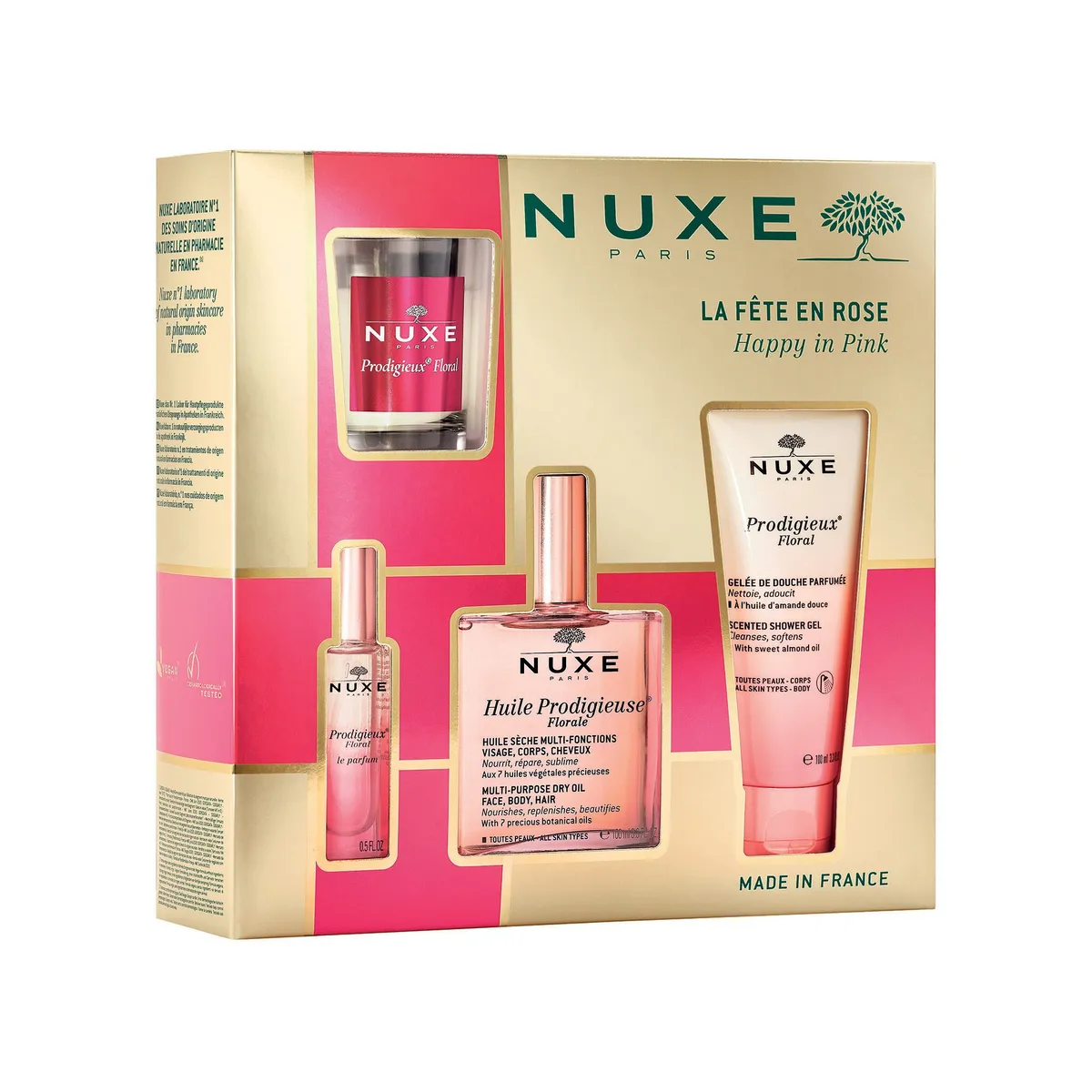Nuxe La Fête en Rose Geschenkdoos 4 Producten