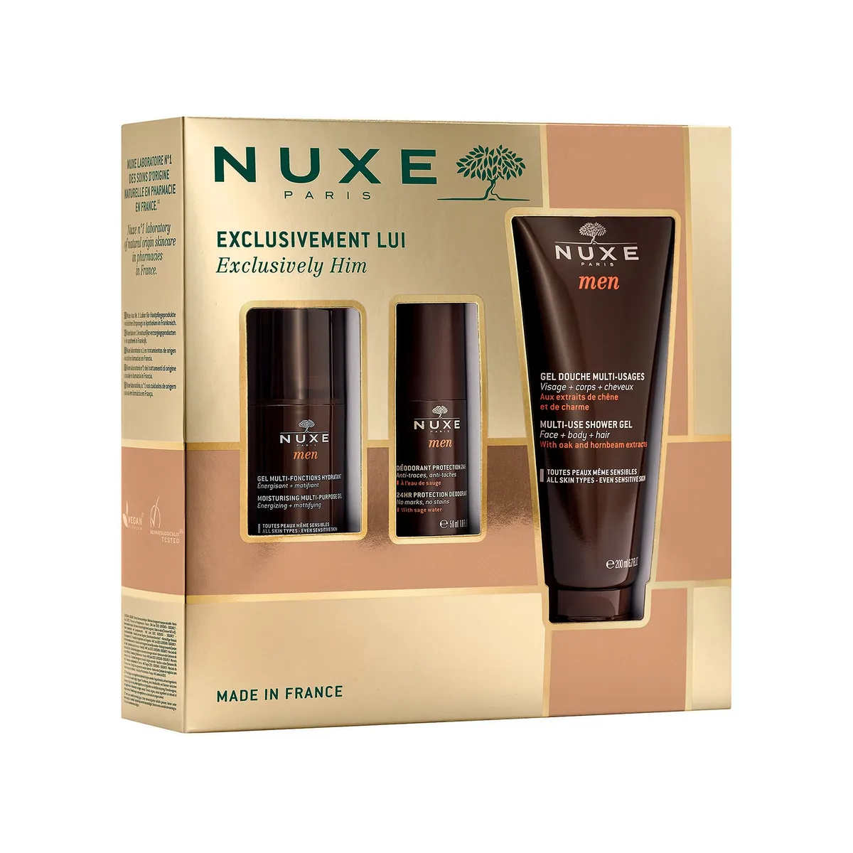 Nuxe Men Geschenkdoos Exclusively Him 3 Producten