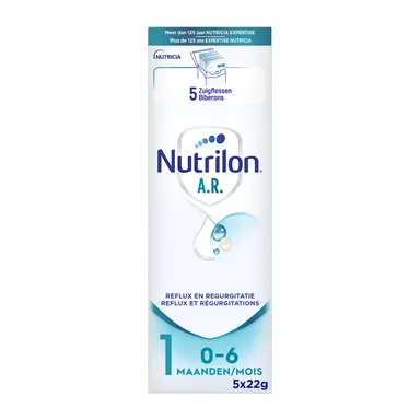 Nutrilon AR 1 En cas de régurgitations Lait Bébé 0-6 mois Poudre Sachets 5x22g