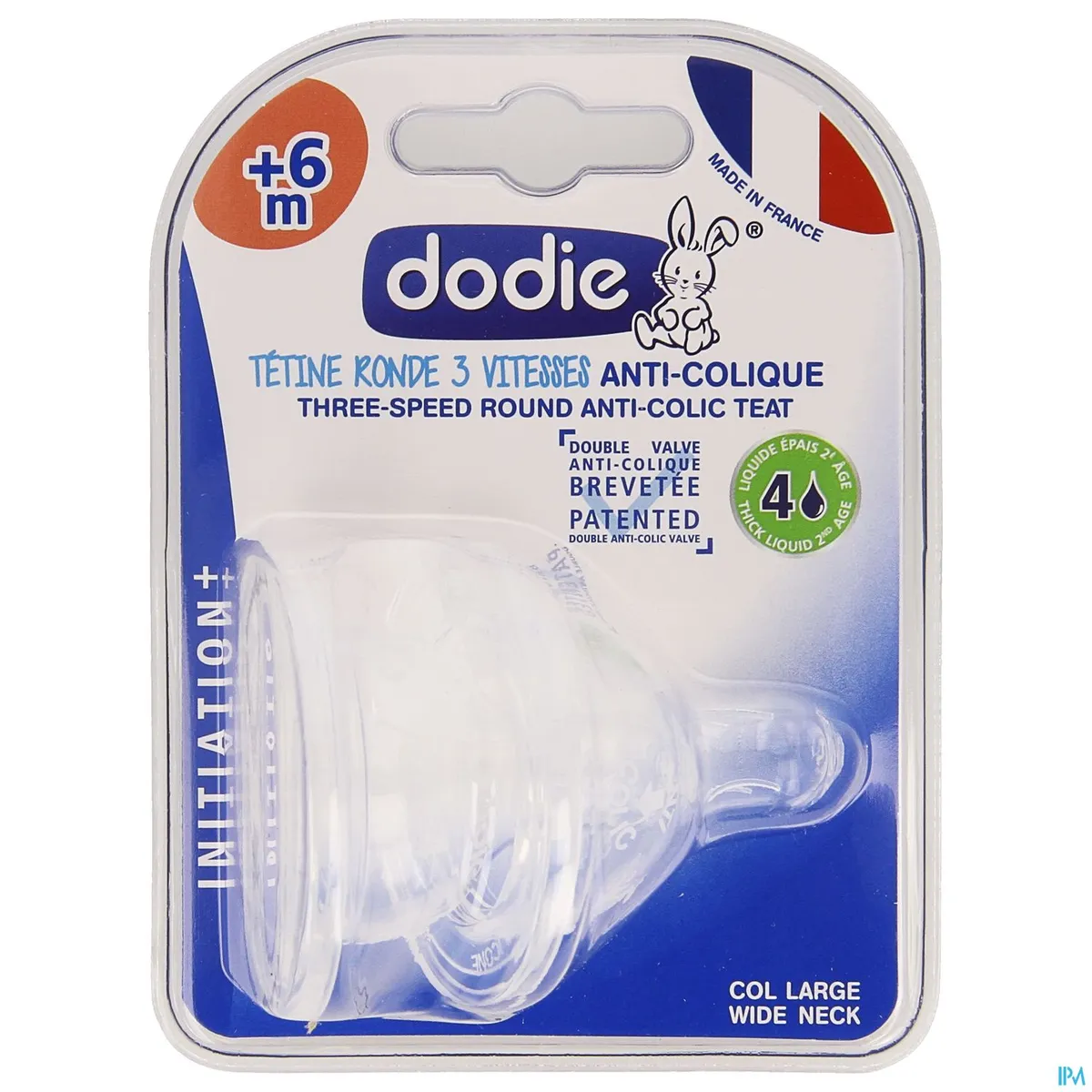 Dodie Speen Initiatie+ 3 snelheden debiet 4 2 spenen