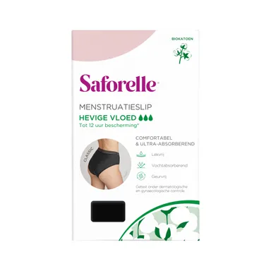 Saforelle Klassieke Menstruatieslip Zwaar Verlies Maat 34/36