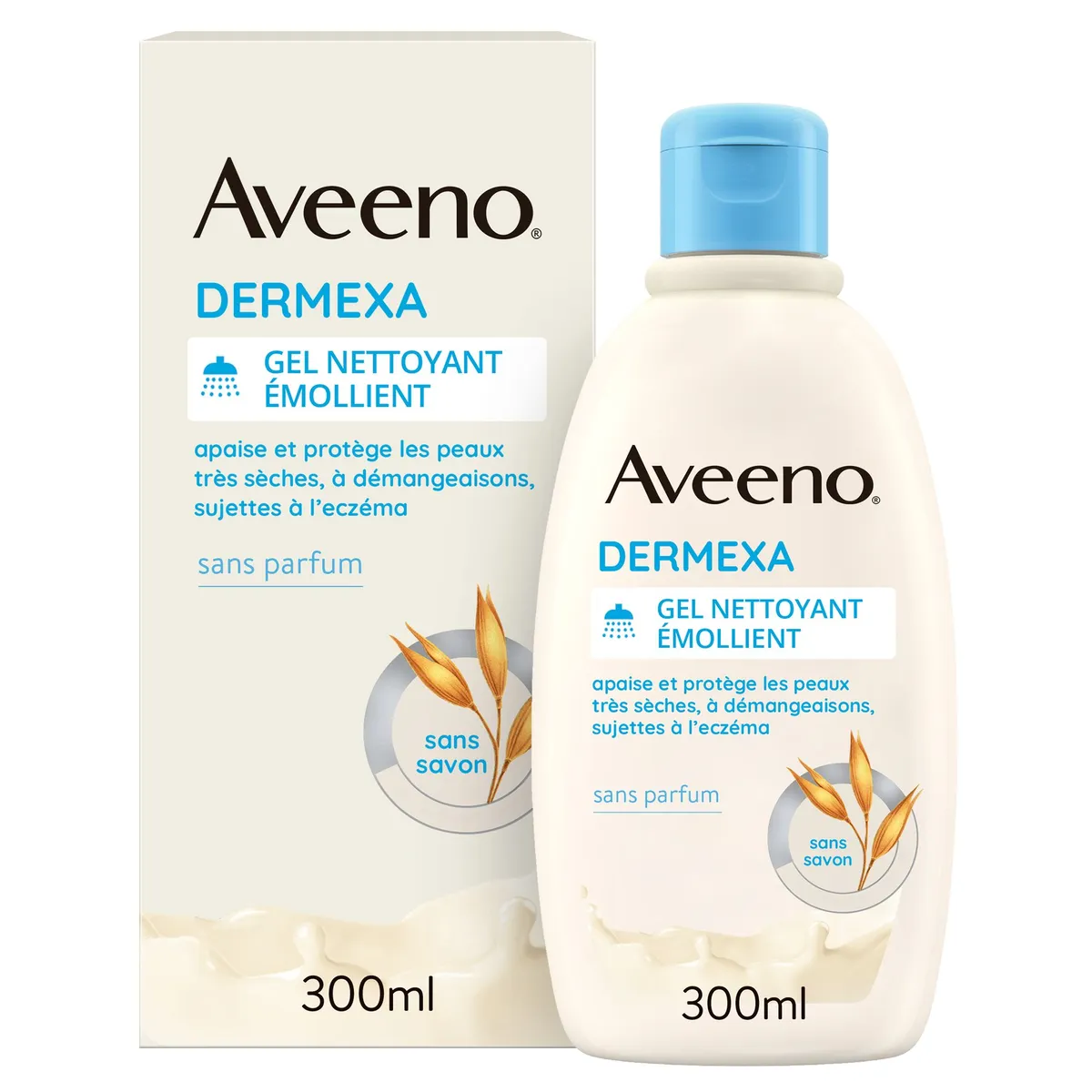 Aveeno Dermexa Gel Nettoyant Emollient 300ml