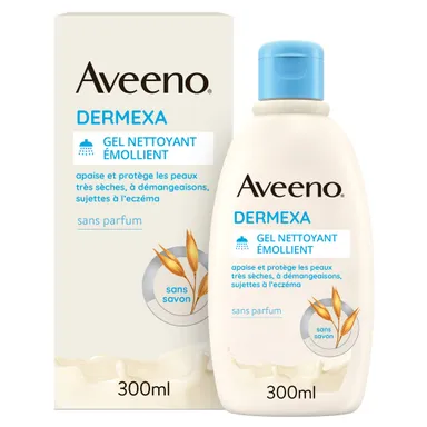 Aveeno Dermexa Gel Nettoyant Emollient 300ml