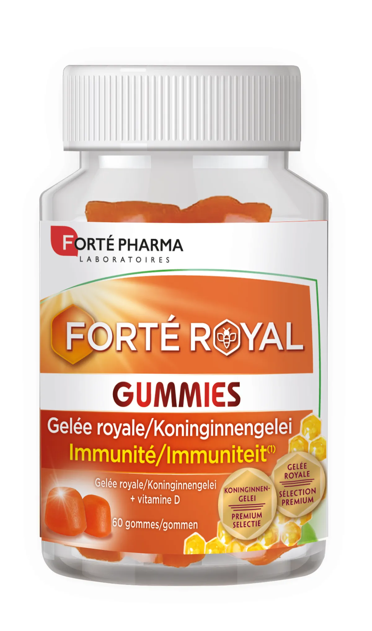 Forté Pharma Forté Royal Gummies Koninginnengelei Immuunsysteem 60 Gummies
