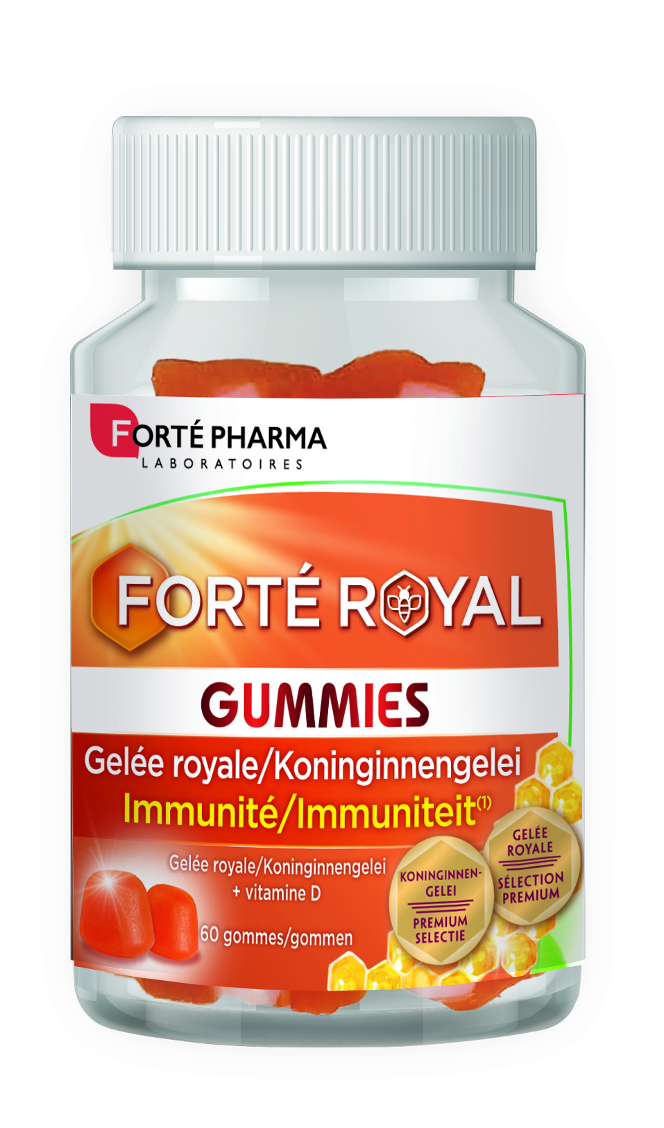 Forté Pharma Forté Royal Gummies Koninginnengelei Immuunsysteem 60 Gummies