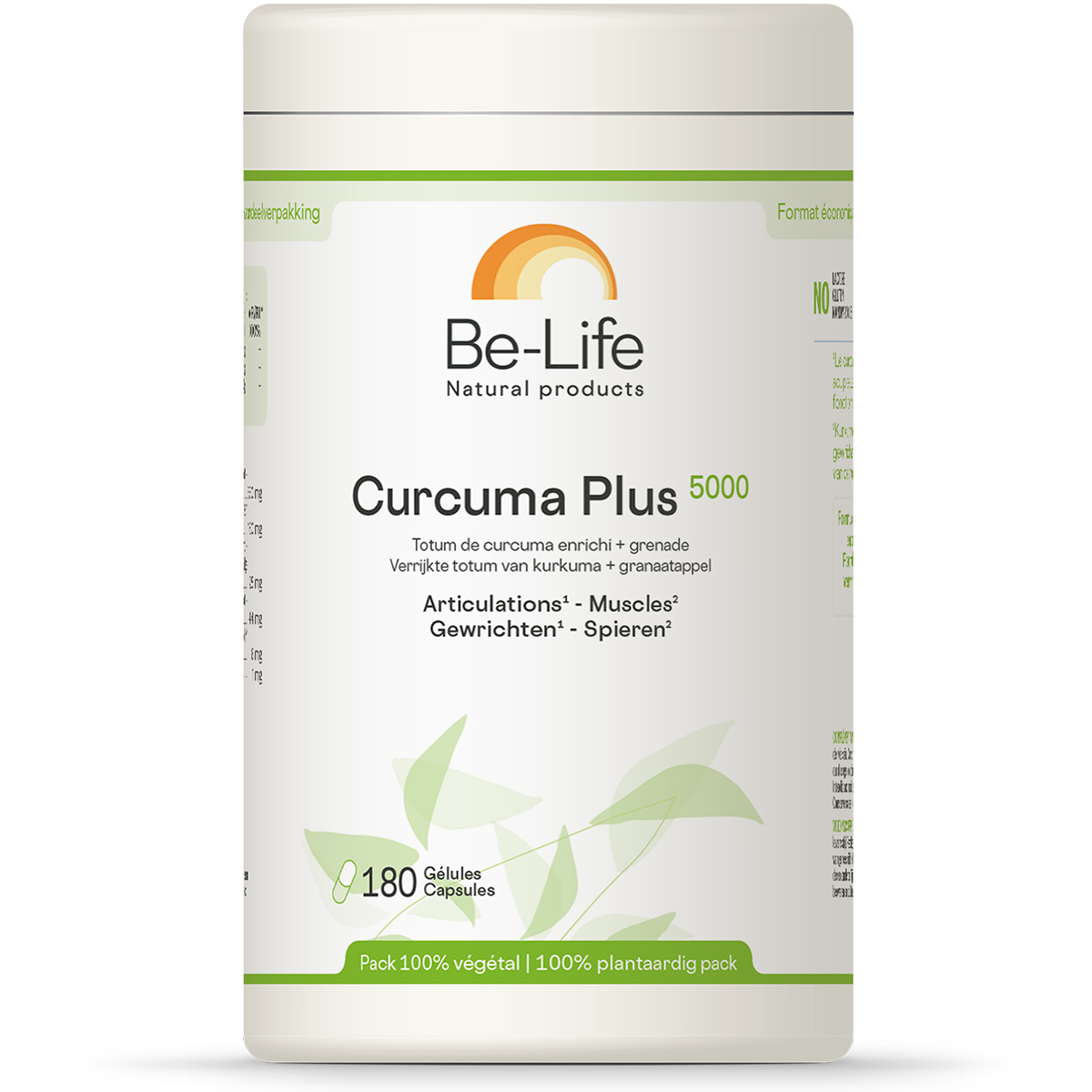 Be Life Curcuma Plus 5000 Bio 180 Capsules - Be-Life