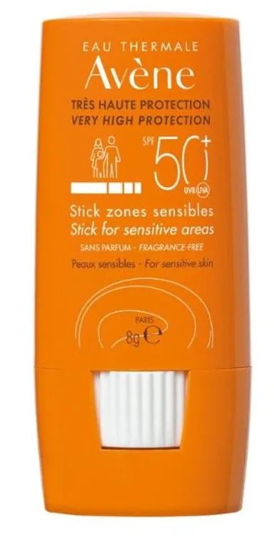 Avène Zon Spf 50+ Stick Gevoelige Zones 8Gr