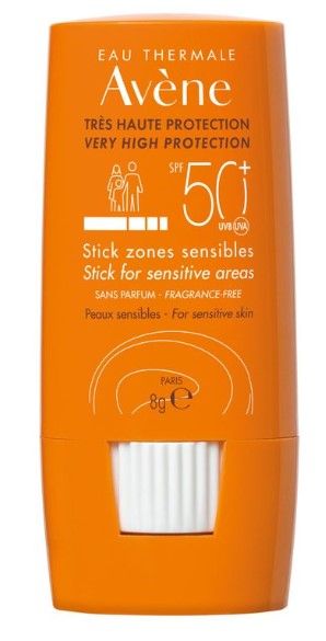 Avène Zon Spf 50+ Stick Gevoelige Zones 8Gr - Avène