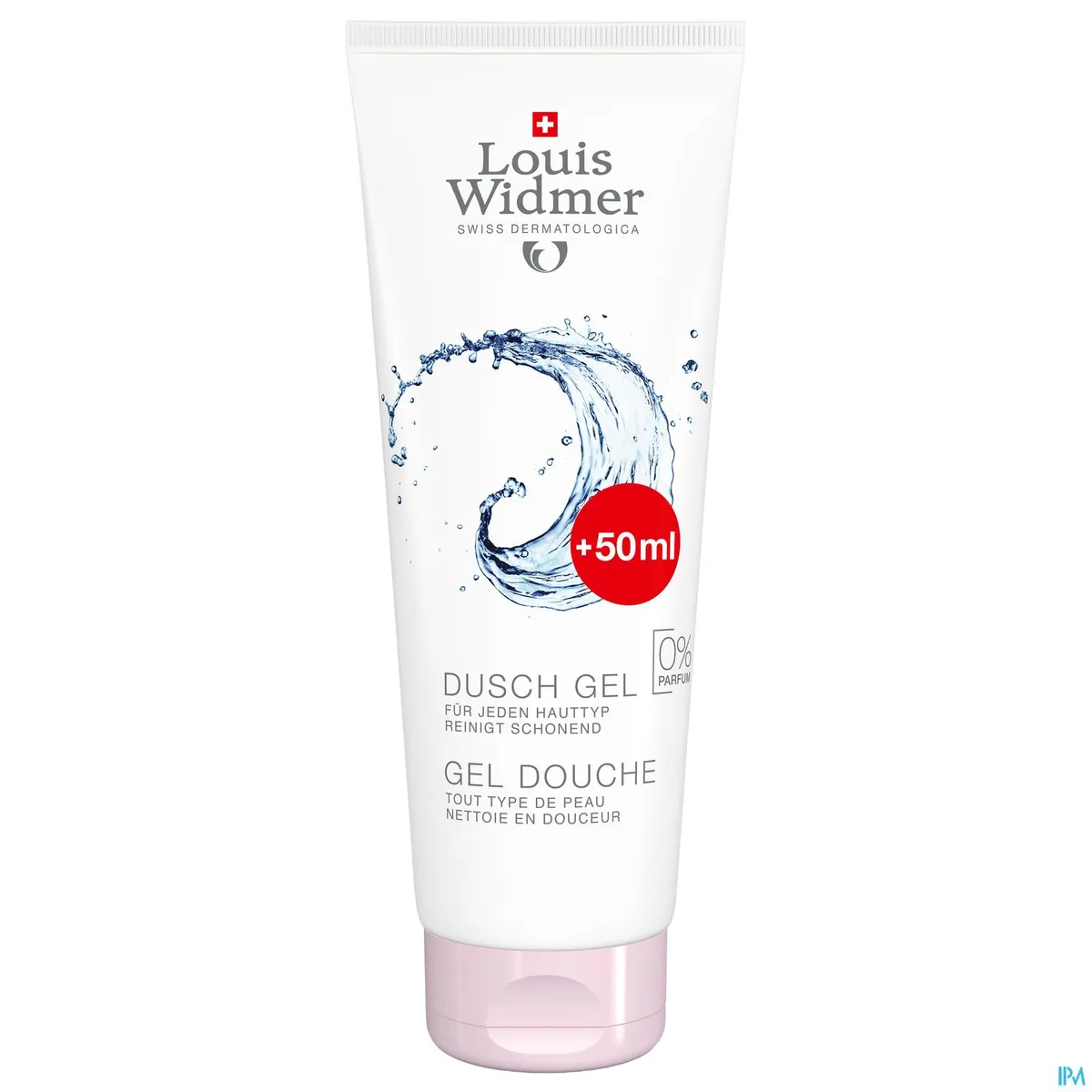 Widmer Gel Douche Zonder Parfum 250ml (met 50ml gratis)