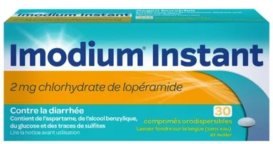 Imodium Instant 2mg 30 Comprimés