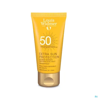 Widmer Extra Sun Protection SPF50 Zonder Parfum 50ml