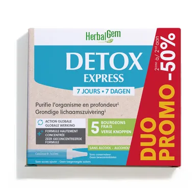 HerbalGem Detox Express Duo Pack 14x10ml (2e à -50%)