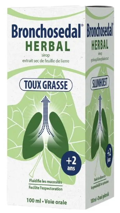 Bronchosedal Herbal Siroop Zonder suiker 100ml