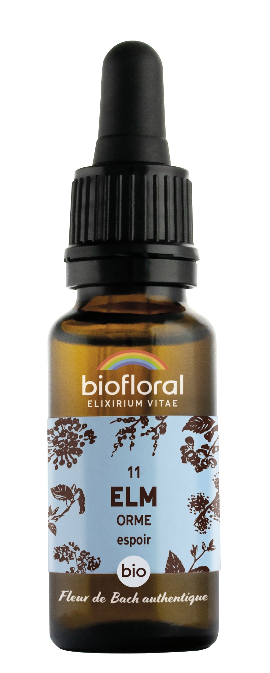 Bachbloesem 11 Elm Veldiep Bio 20ml Demeter - Biofloral