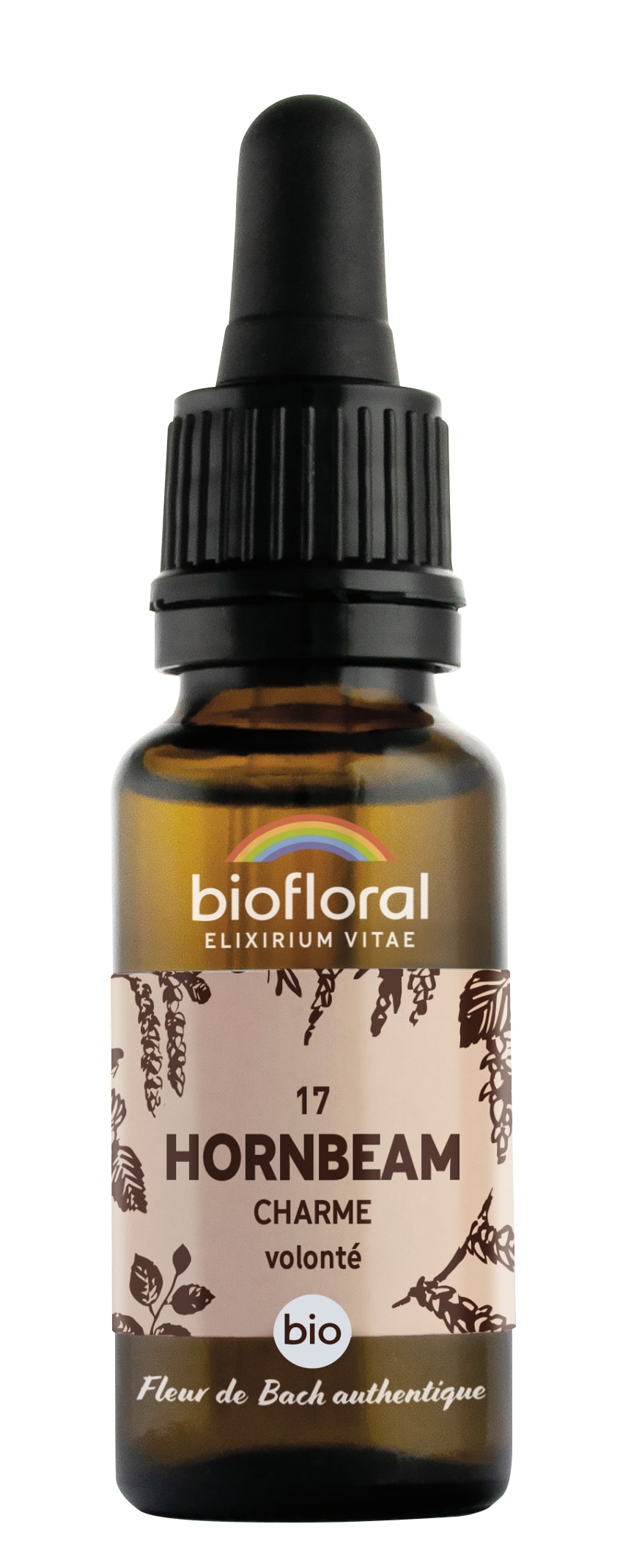 Bachbloesem 17 Hornbeam Haagbeuk Bio 20ml Demeter - Biofloral