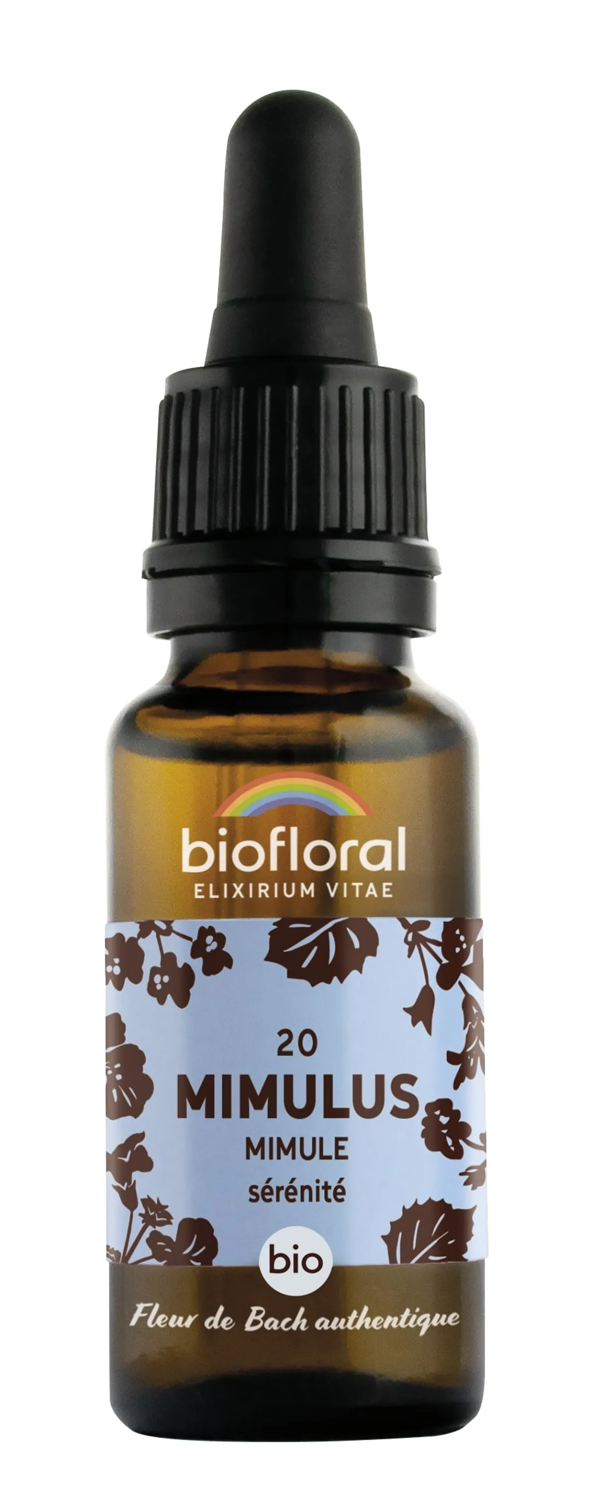 Biofloral Fleurs De Bach 20 Mimulus Mimule Bio 20ml
