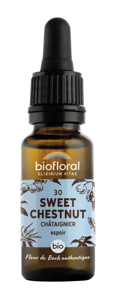 Bachbloesem 30 Sweet Chestnut Bio 20ml Demeter