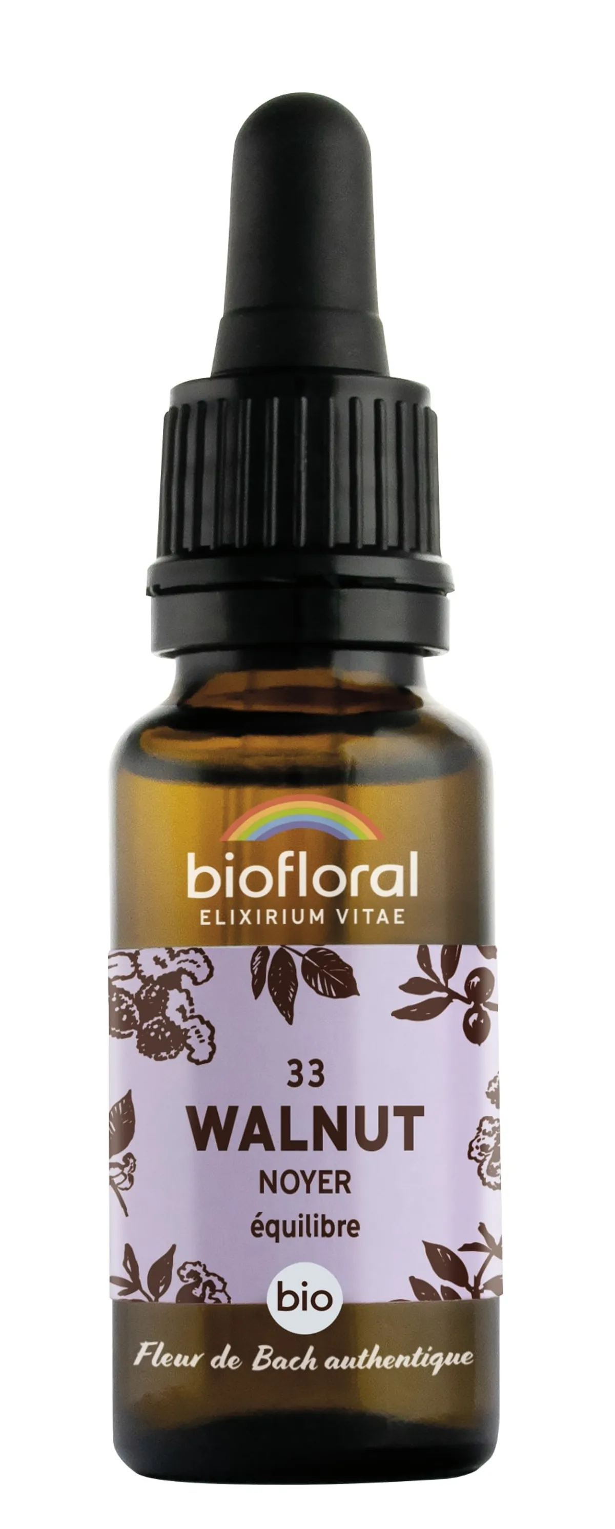 Fleurs De Bach 33 Walnut Noyer Bio 20ml Demeter
