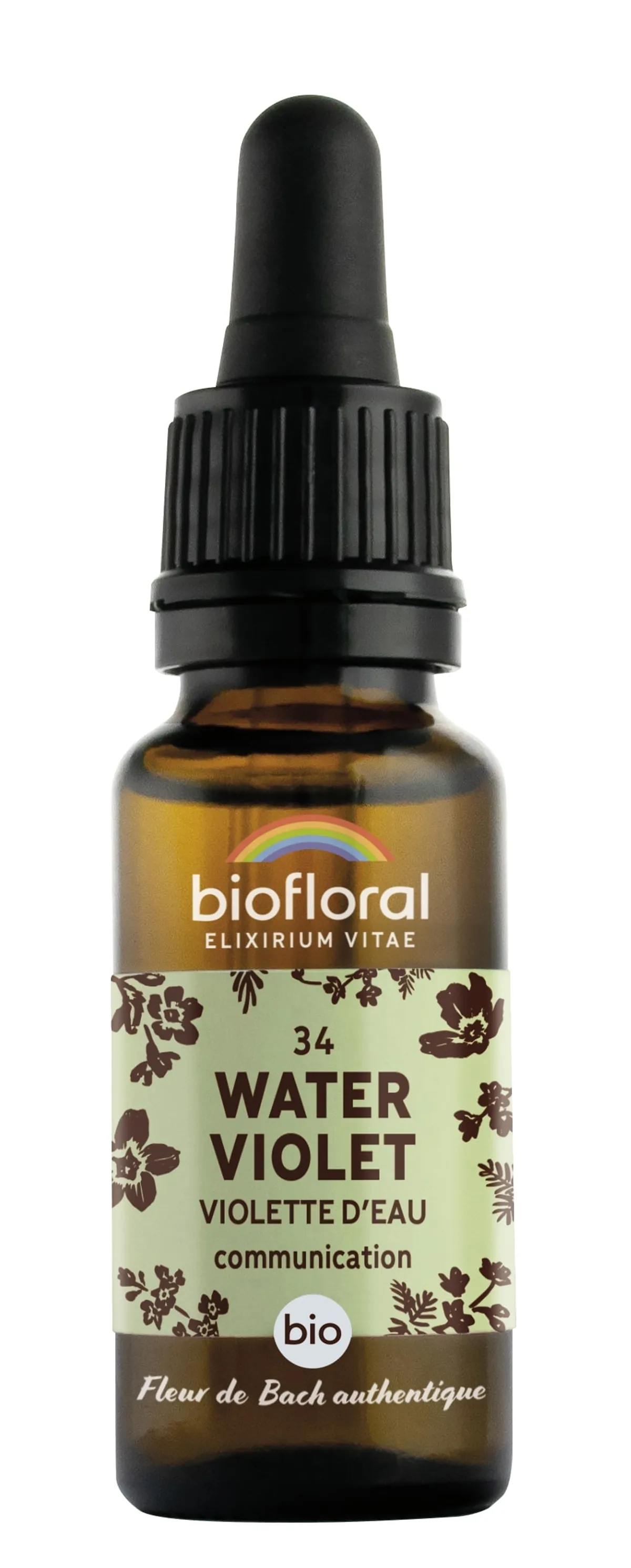 Fleurs De Bach 34 Water Violet Bio20ml Demeter