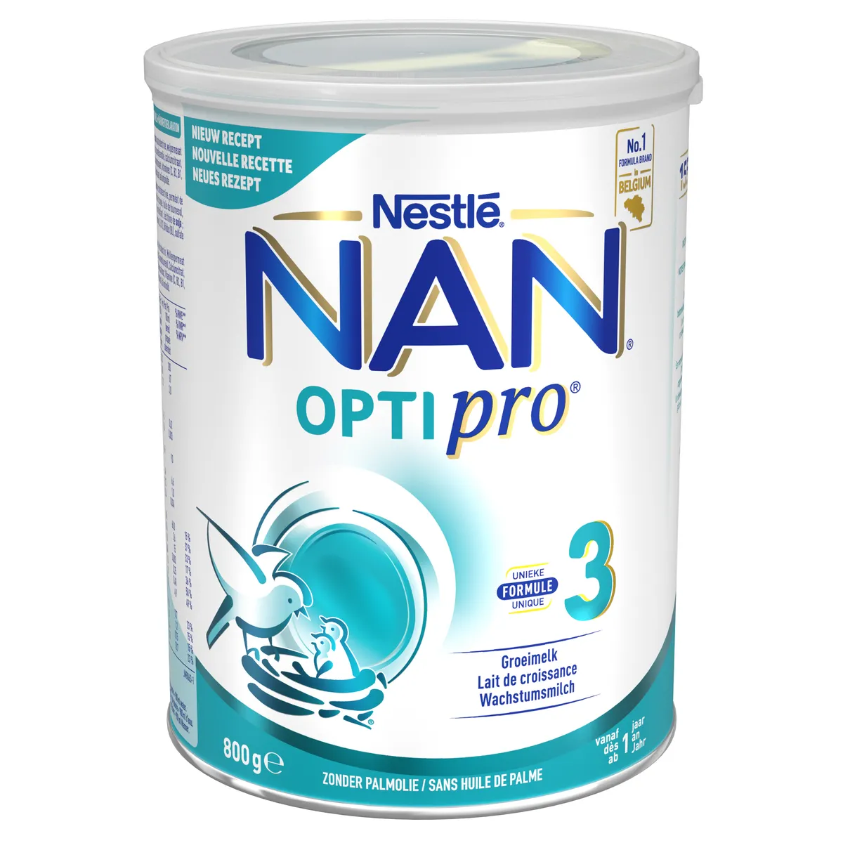 NESTLÉ NAN Optipro 3 Groeimelk Kinderen 1+ jaar 800 g