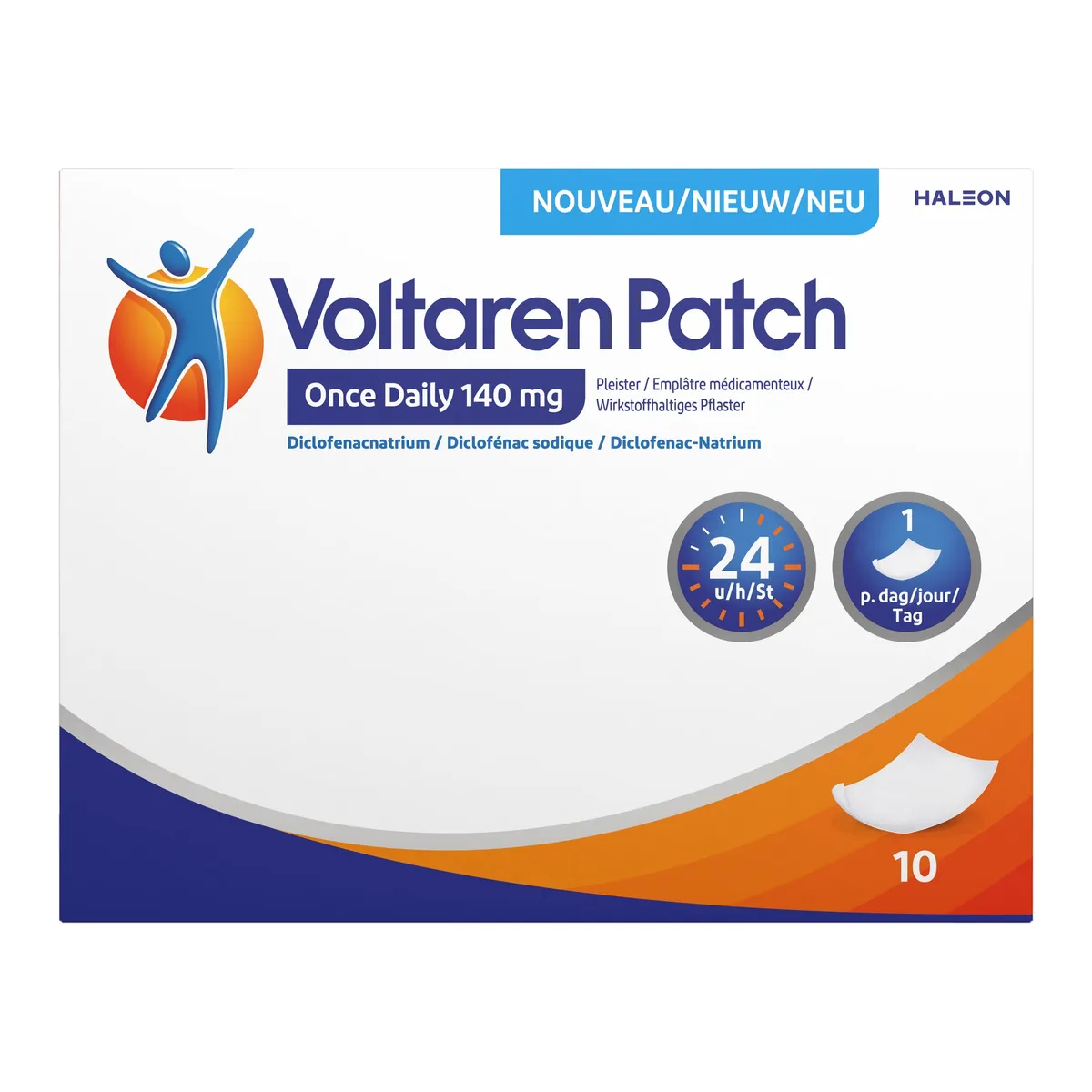 Voltaren Patch Once Daily 140 mg Pleister 10