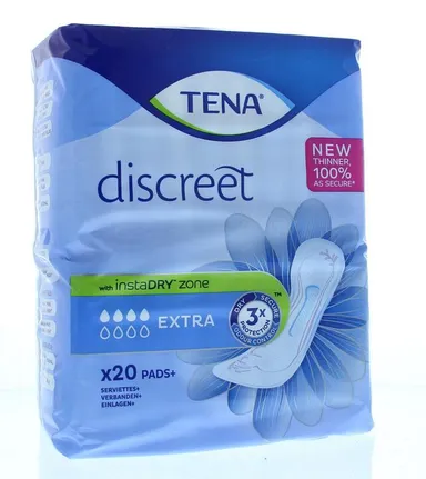 TENA Discreet Extra | Protection absorbante - 20 pièces